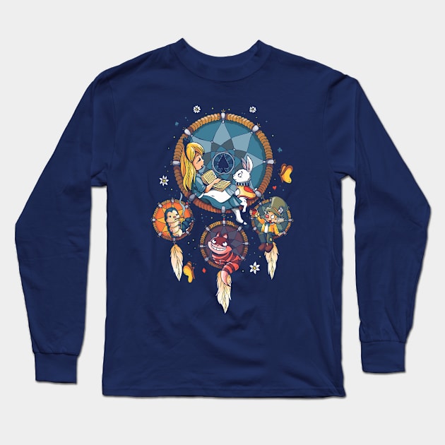 Dream Catcher Wonderland Long Sleeve T-Shirt by Vallina84